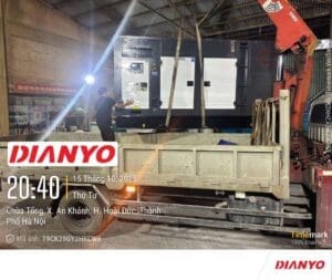 Lắp đặt Dự án máy phát điện Dianyo 375 kVA tại Bắc Giang