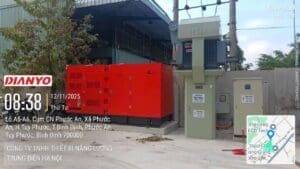 Máy phát điện Cummins 375kVA tại Bình Định – Dự án lắp đặt và bàn giao thực tế