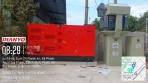 Máy phát điện Cummins 375kVA tại Bình Định – Dự án lắp đặt và bàn giao thực tế
