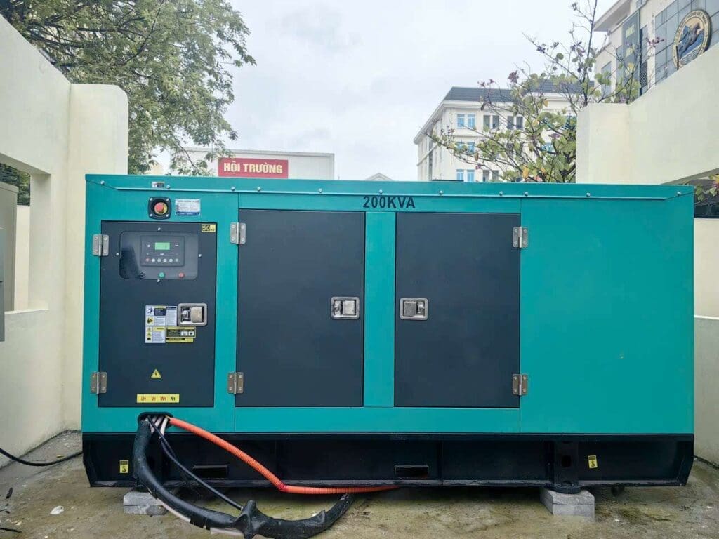 Lắp đặt máy phát điện 200kVA dự án tại Thanh Hóa