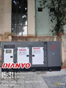 Bàn Giao và Lắp Đặt Máy Phát Điện DIANYO 313kVA Cho Dự Án Khách Sạn Tại Hà Giang, Tỉnh Tuyên Quang