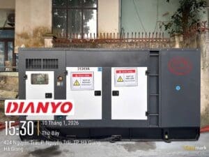 Bàn Giao và Lắp Đặt Máy Phát Điện DIANYO 313kVA Cho Dự Án Khách Sạn Tại Hà Giang, Tỉnh Tuyên Quang